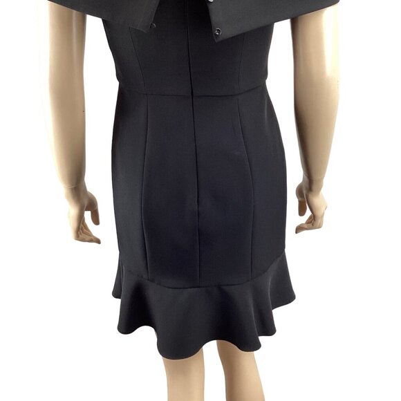 Gianni Bini NWT Black Off-Shoulder Cocktail Dress Size 0 Party - Picture 11 of 11